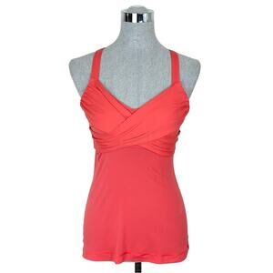 Lululemon Wrap it Up Tank in Alarming Red